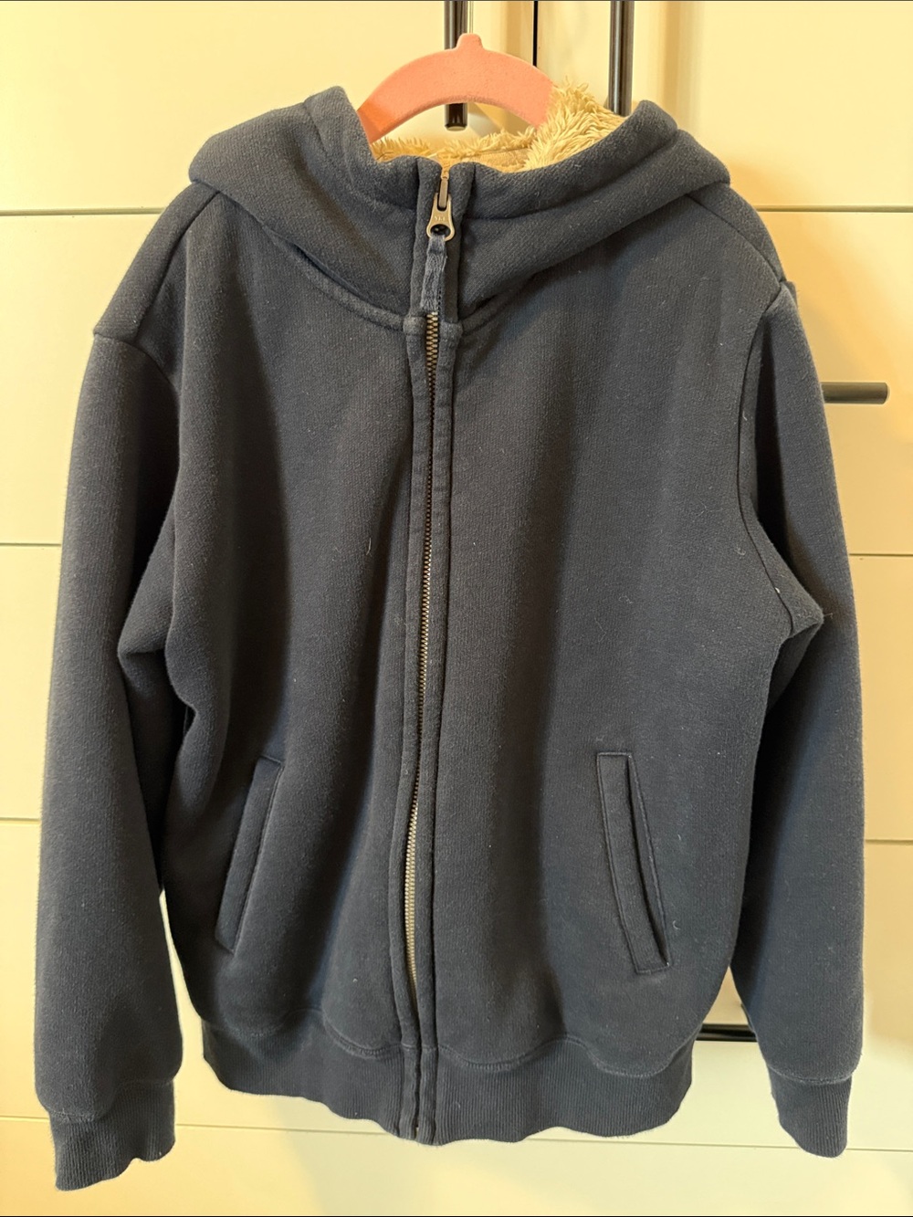 Uniqlo Kids Navy Blue Hooded Zip-Up Sweatshirt